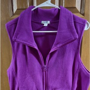 Old Navy size large purple vest